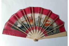 Madama Butterfly. Early 20th century fan