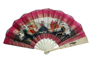 Madame Butterfly. Éventail début XXème siècle
