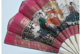 Madame Butterfly. Éventail début XXème siècle