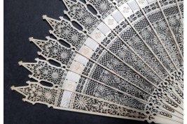 Gothic cathedral, fan circa 1825-35