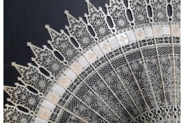 Gothic cathedral, fan circa 1825-35