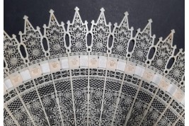 Gothic cathedral, fan circa 1825-35