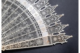 Gothic cathedral, fan circa 1825-35