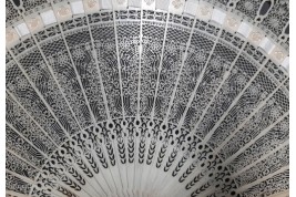 Gothic cathedral, fan circa 1825-35