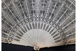 Gothic cathedral, fan circa 1825-35