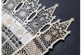 Gothic cathedral, fan circa 1825-35
