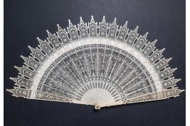 Gothic cathedral, fan circa 1825-35