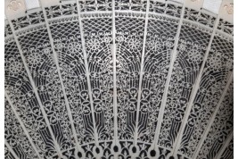 Gothic cathedral, fan circa 1825-35