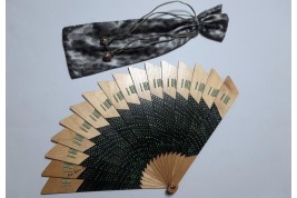 Dotted oblique. Contemporary fan by Alice Perrin, 2000