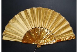 Jaune. Éventail vers 1900