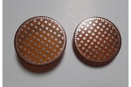 Points d'or et écaille blonde. Tabatière XIXème