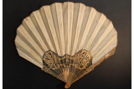 Swan, by Thomasse. Fan circa 1900