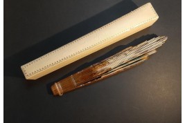Swan, by Thomasse. Fan circa 1900