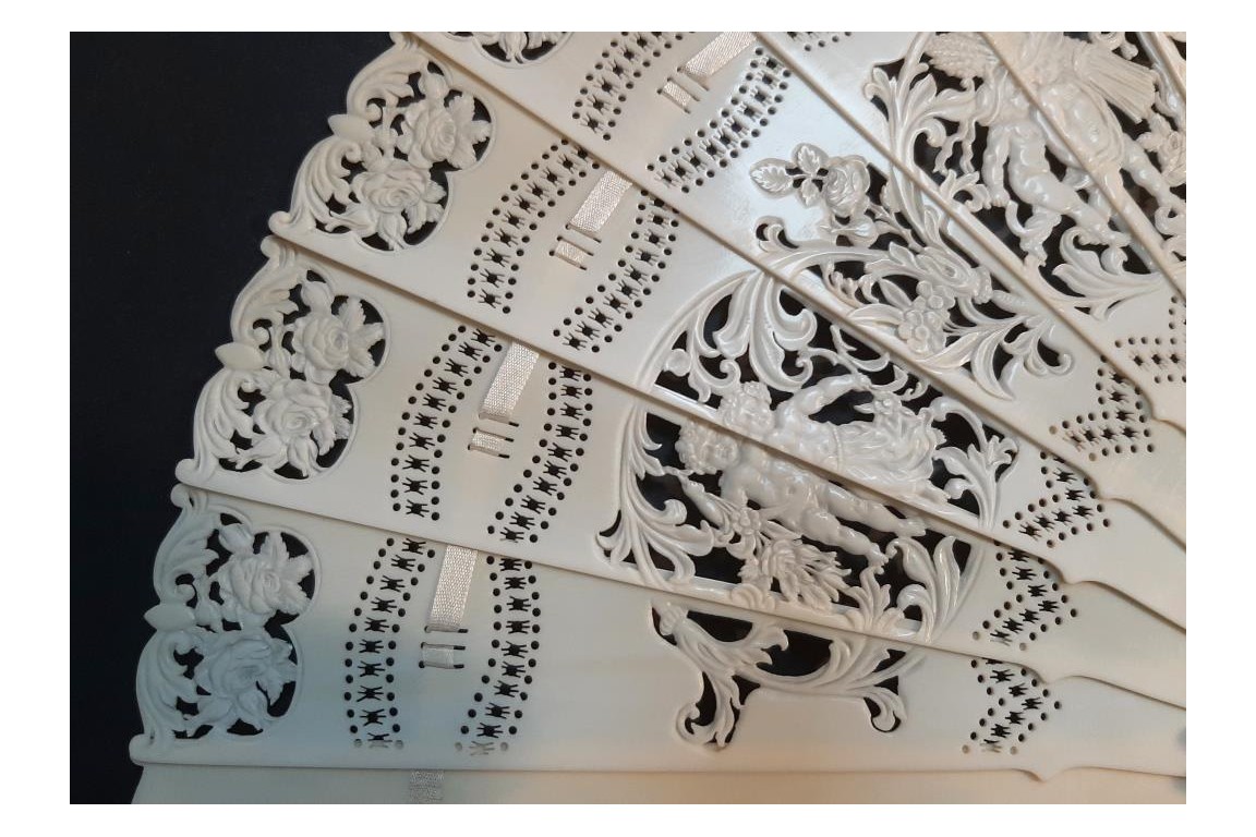 The four seasons of Love, fan circa 1870-1900