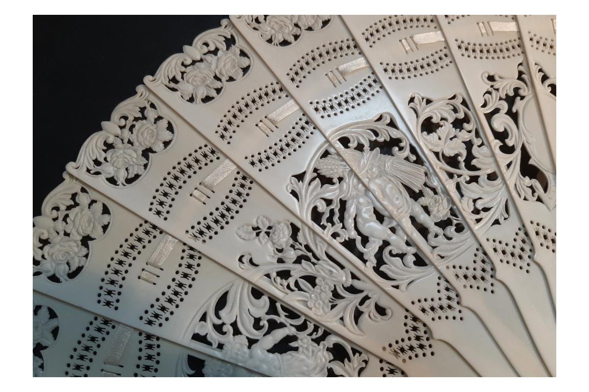 The four seasons of Love, fan circa 1870-1900