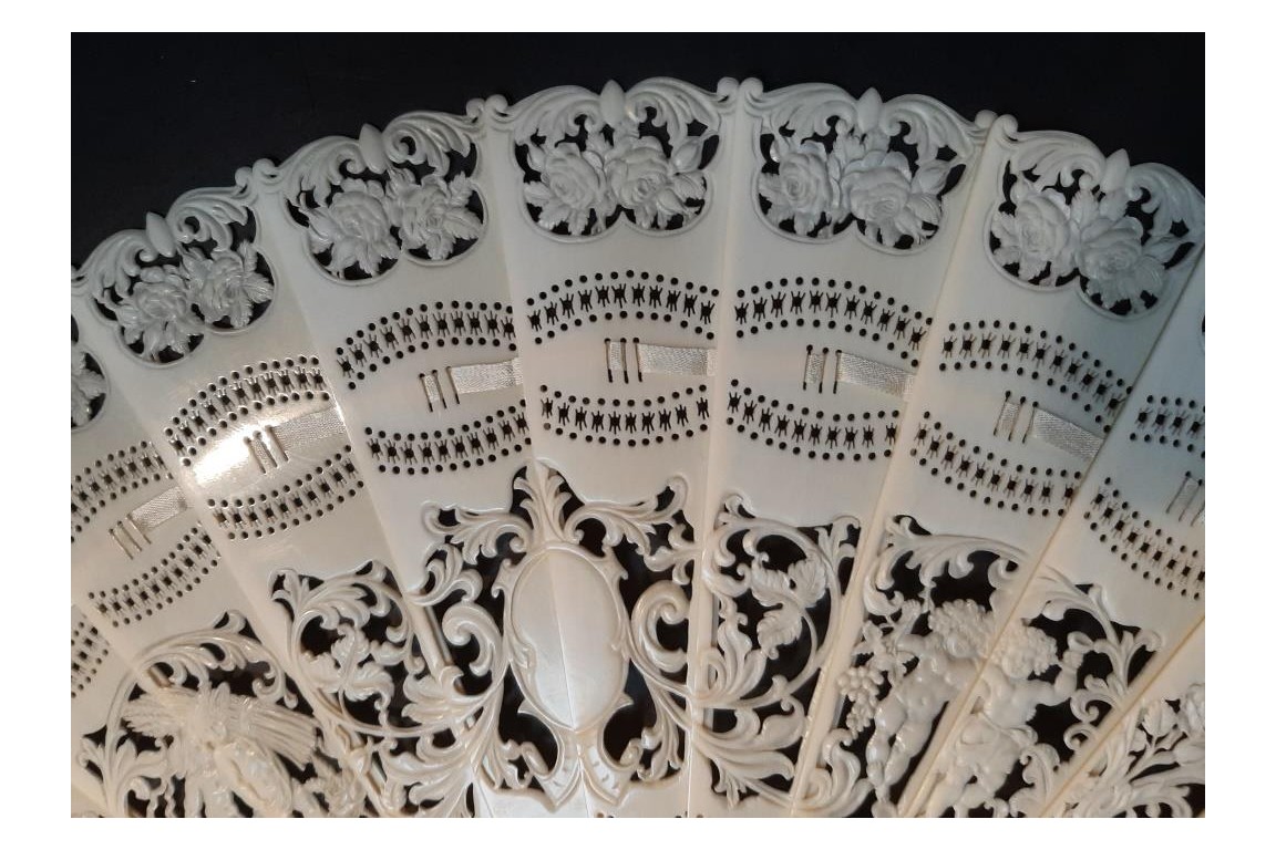 The four seasons of Love, fan circa 1870-1900