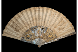 The Triumph of Silenus, fan circa 1730