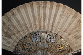 The Triumph of Silenus, fan circa 1730
