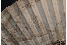 The Triumph of Silenus, fan circa 1730