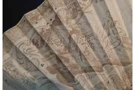 The Triumph of Silenus, fan circa 1730