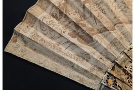 The Triumph of Silenus, fan circa 1730