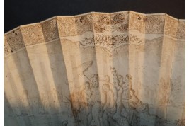 The Triumph of Silenus, fan circa 1730
