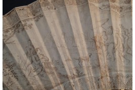 The Triumph of Silenus, fan circa 1730