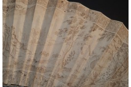 The Triumph of Silenus, fan circa 1730