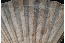 The Triumph of Silenus, fan circa 1730
