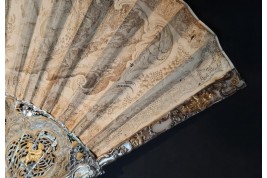 The Triumph of Silenus, fan circa 1730
