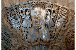 The Triumph of Silenus, fan circa 1730