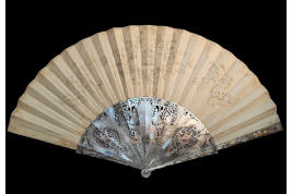 The Triumph of Silenus, fan circa 1730
