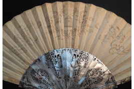 The Triumph of Silenus, fan circa 1730