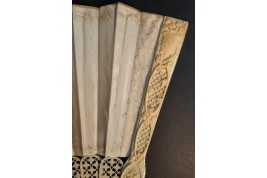 Timidité amoureuse, éventail d'Edouard Lièvre vers 1860-70