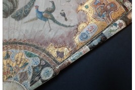 Merveilleux oiseaux, éventail vers 1690