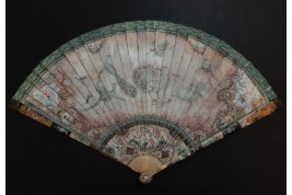 Merveilleux oiseaux, éventail vers 1690