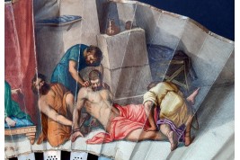 Dalila, Samson et Guillaume Tell. Eventail vers 1900