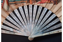 Samson and Delilah & William Tell. Fan circa 1900
