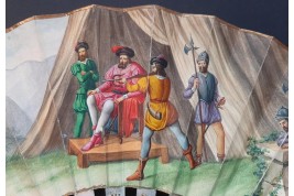 Dalila, Samson et Guillaume Tell. Eventail vers 1900