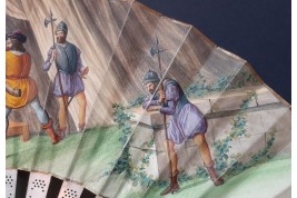 Samson and Delilah & William Tell. Fan circa 1900