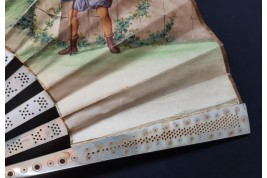 Samson and Delilah & William Tell. Fan circa 1900