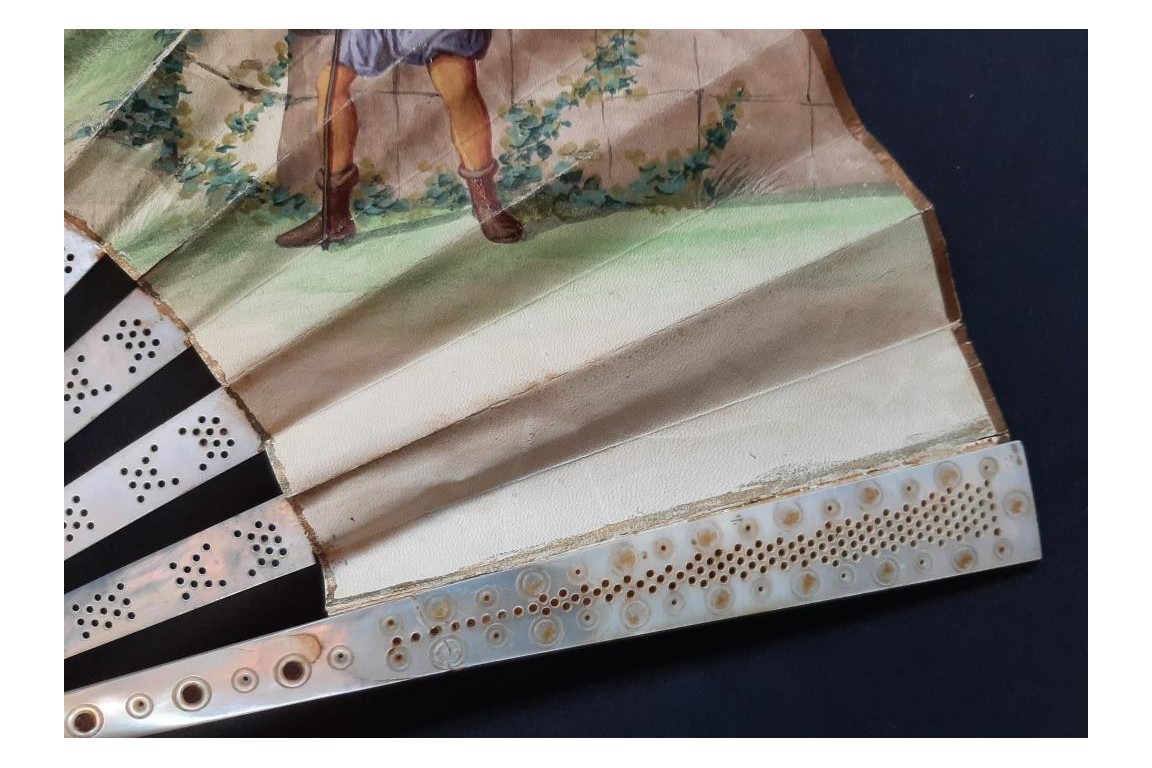Samson and Delilah & William Tell. Fan circa 1900