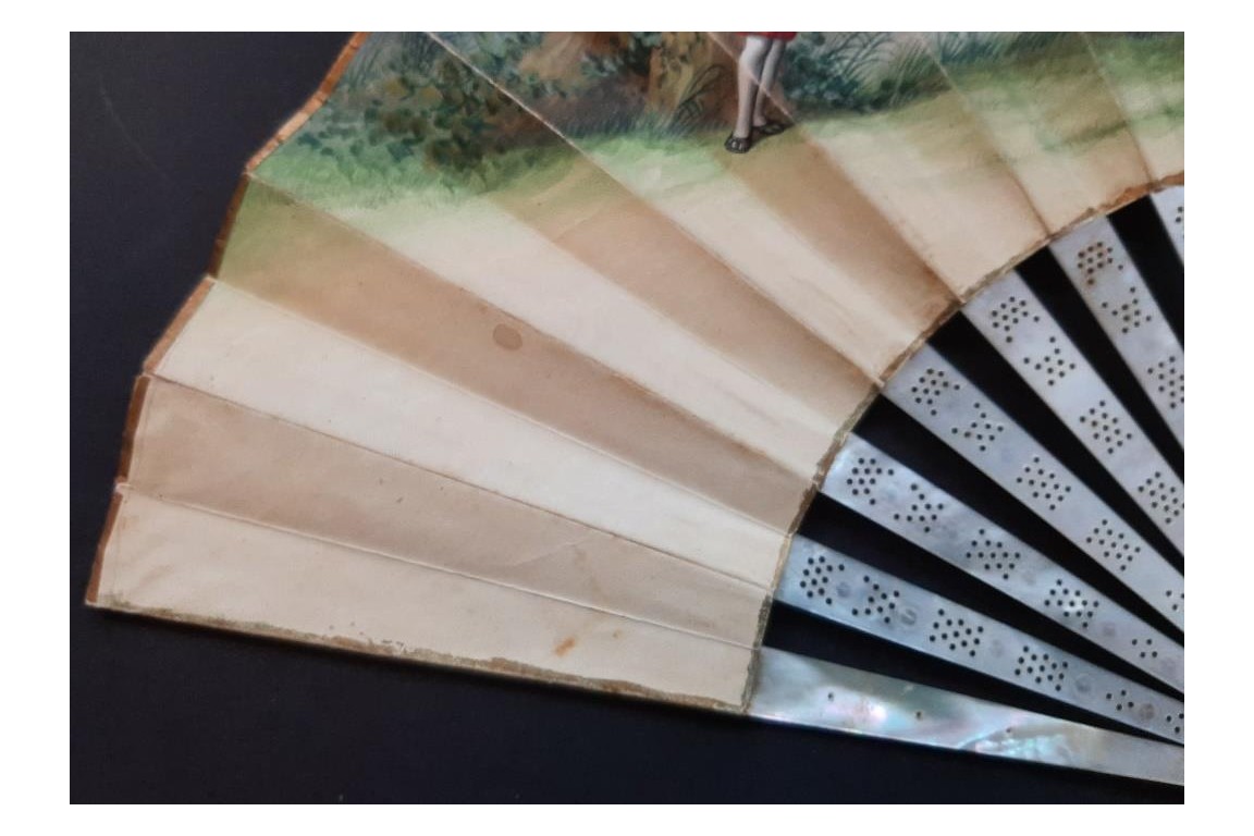 Samson and Delilah & William Tell. Fan circa 1900