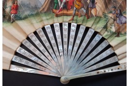 Samson and Delilah & William Tell. Fan circa 1900