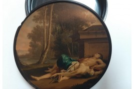 Pyrame et Thisbé, tabatière XIXème siècle
