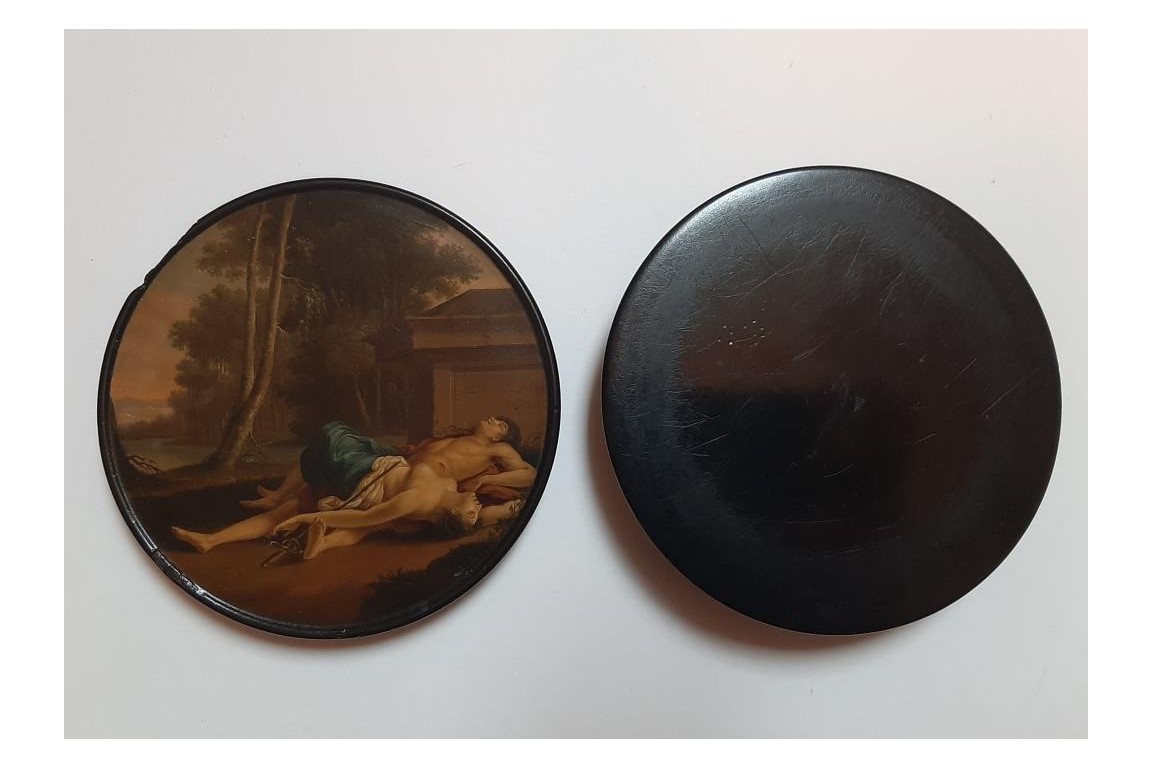 Pyrame et Thisbé, tabatière XIXème siècle