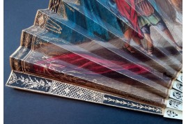 Penelope and her suitors, fan circa 1800-1820