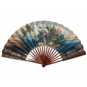 The Finding of Moses, fan circa 1840-50