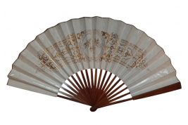 The Finding of Moses, fan circa 1840-50