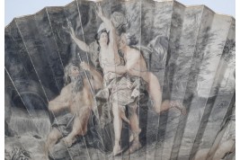 Apollon et Daphné, éventail vers 1800-1810